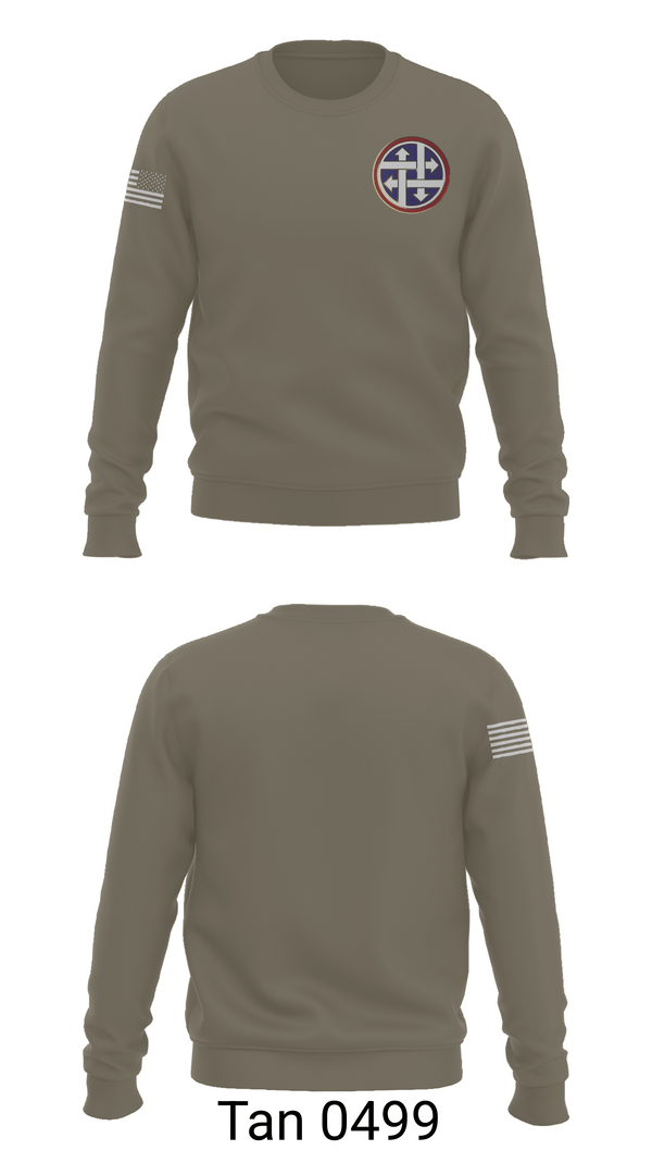 Crew Neck Sweatshirt, 900TH Quartermaster Company, Army, Teamtime, Team time, sublimation, custom sports apparel, team uniforms, spirit wear, spiritwear, sports uniforms, custom shirts, team store, custom team store, fundraiser sports, apparel fundraiser