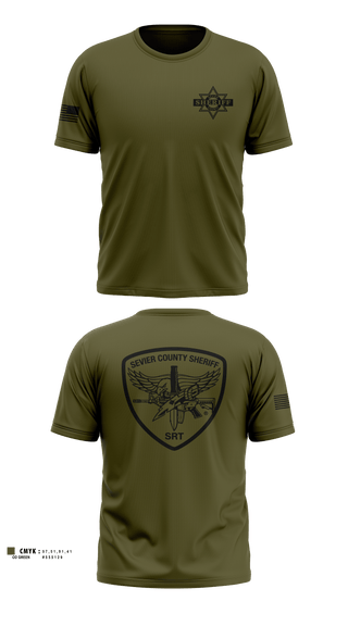 Short Sleeve Performance Shirt, Sevier County Sheriff SRT, Police, Teamtime, Team time, sublimation, custom sports apparel, team uniforms, spirit wear, spiritwear, sports uniforms, custom shirts, team store, custom team store, fundraiser sports, apparel fundraiser