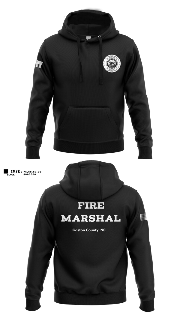 Hoodie, Gaston County Emergency Management and Fire Services, Fire Department, Teamtime, Team time, sublimation, custom sports apparel, team uniforms, spirit wear, spiritwear, sports uniforms, custom shirts, team store, custom team store, fundraiser sports, apparel fundraiser