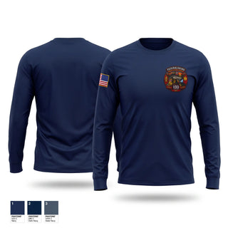 Long Sleeve Performance Shirt, Federalsburg Volunteer Fire Company, Fire Department, Teamtime, Team time, sublimation, custom sports apparel, team uniforms, spirit wear, spiritwear, sports uniforms, custom shirts, team store, custom team store, fundraiser sports, apparel fundraiser