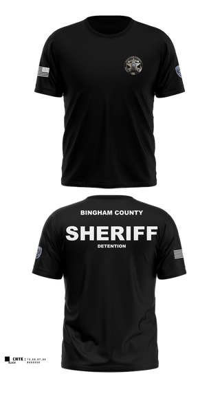Short Sleeve Performance Shirt, Bingham County, Police, Teamtime, Team time, sublimation, custom sports apparel, team uniforms, spirit wear, spiritwear, sports uniforms, custom shirts, team store, custom team store, fundraiser sports, apparel fundraiser