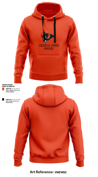 Hoodie, Mineral Ridge Soccer, Men's Soccer, Teamtime, Team time, sublimation, custom sports apparel, team uniforms, spirit wear, spiritwear, sports uniforms, custom shirts, team store, custom team store, fundraiser sports, apparel fundraiser