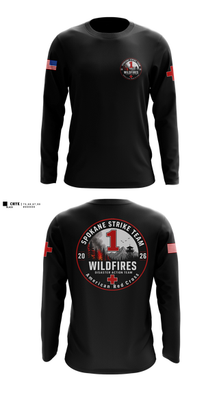 Long Sleeve Performance Shirt, American Red Cross, , Teamtime, Team time, sublimation, custom sports apparel, team uniforms, spirit wear, spiritwear, sports uniforms, custom shirts, team store, custom team store, fundraiser sports, apparel fundraiser