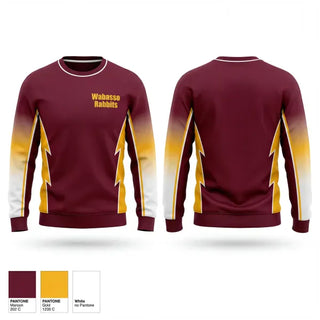 Crew Neck Sweatshirt, Wabasso Rabbits, Wrestling, Teamtime, Team time, sublimation, custom sports apparel, team uniforms, spirit wear, spiritwear, sports uniforms, custom shirts, team store, custom team store, fundraiser sports, apparel fundraiser