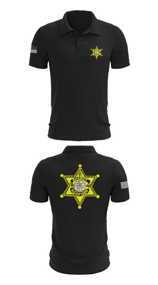 Short Sleeve Performance Polo, St Clair County Sheriff, Police, Teamtime, Team time, sublimation, custom sports apparel, team uniforms, spirit wear, spiritwear, sports uniforms, custom shirts, team store, custom team store, fundraiser sports, apparel fundraiser