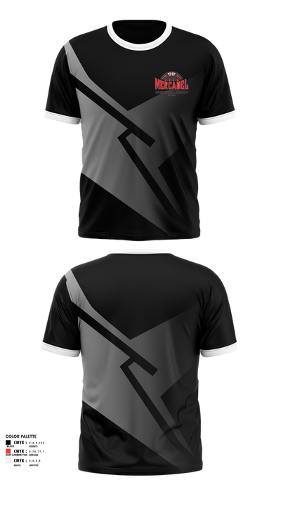 Mercadel Basketball 21978838 Short Sleeve Performance Shirt - 100