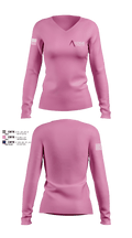 Agoge Combatives 28485080 Women's Long Sleeve V-neck Shirt - 4