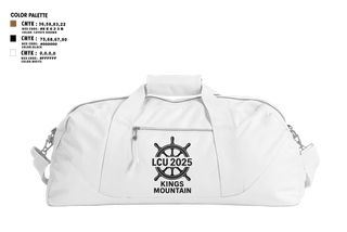 Duffle Bag, LCU 2025 KINGS MOUNTAIN, Army, Teamtime, Team time, sublimation, custom sports apparel, team uniforms, spirit wear, spiritwear, sports uniforms, custom shirts, team store, custom team store, fundraiser sports, apparel fundraiser