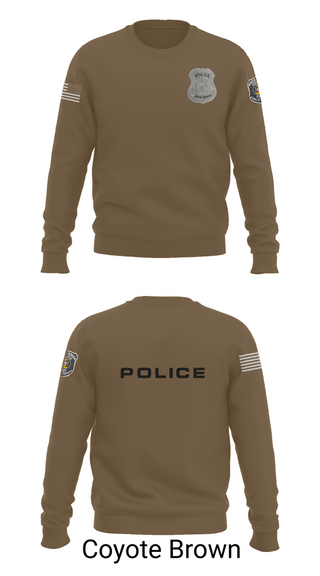 Crew Neck Sweatshirt, RRPD, Police, Teamtime, Team time, sublimation, custom sports apparel, team uniforms, spirit wear, spiritwear, sports uniforms, custom shirts, team store, custom team store, fundraiser sports, apparel fundraiser