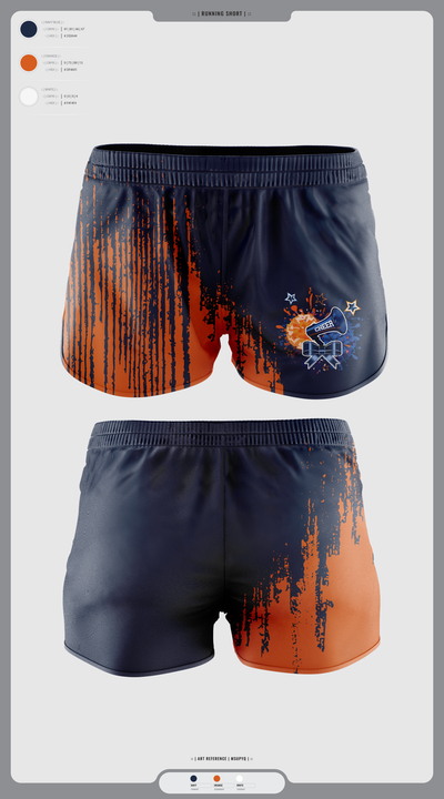Lady Broncos 84710357 Women's Shorts - 1