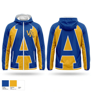 Windbreaker, Velva Aggies, Softball, Teamtime, Team time, sublimation, custom sports apparel, team uniforms, spirit wear, spiritwear, sports uniforms, custom shirts, team store, custom team store, fundraiser sports, apparel fundraiser