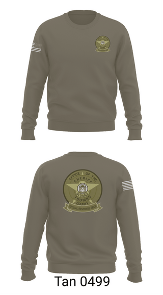 Crew Neck Sweatshirt, TCSO, Police, Teamtime, Team time, sublimation, custom sports apparel, team uniforms, spirit wear, spiritwear, sports uniforms, custom shirts, team store, custom team store, fundraiser sports, apparel fundraiser