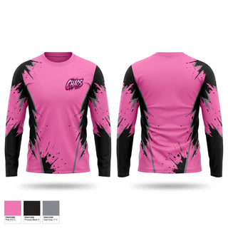 Long Sleeve Performance Shirt, Chaos, Softball, Teamtime, Team time, sublimation, custom sports apparel, team uniforms, spirit wear, spiritwear, sports uniforms, custom shirts, team store, custom team store, fundraiser sports, apparel fundraiser