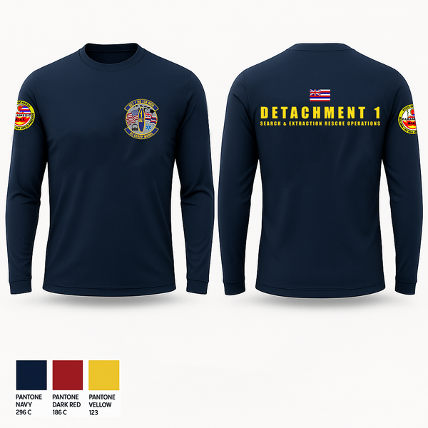 Long Sleeve Performance Shirt, Detachment 1 SERO, National Guard, Teamtime, Team time, sublimation, custom sports apparel, team uniforms, spirit wear, spiritwear, sports uniforms, custom shirts, team store, custom team store, fundraiser sports, apparel fundraiser