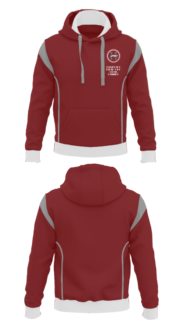 Hoodie, Healdsburg Senior High School Swimming, Swimming, Teamtime, Team time, sublimation, custom sports apparel, team uniforms, spirit wear, spiritwear, sports uniforms, custom shirts, team store, custom team store, fundraiser sports, apparel fundraiser