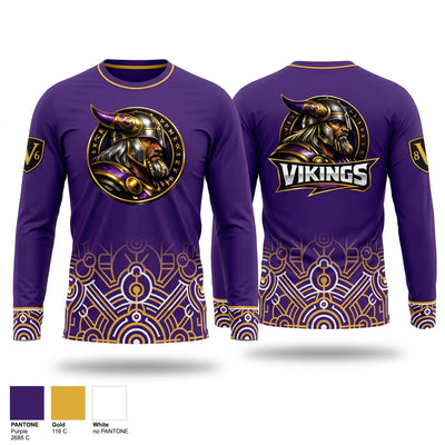 Tarboro High Vikings Long Sleeve Performance Shirt - 1