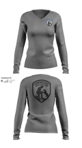 Police Helping Paws 66972550 Women's Long Sleeve V-neck Shirt - 22