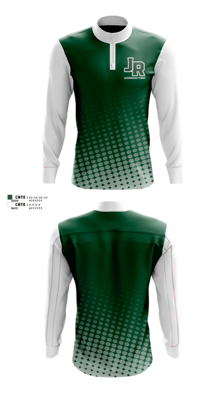 Quarter Zip Jacket, Jackson-Reed Tennis, Tennis, Teamtime, Team time, sublimation, custom sports apparel, team uniforms, spirit wear, spiritwear, sports uniforms, custom shirts, team store, custom team store, fundraiser sports, apparel fundraiser