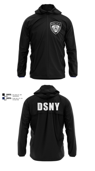 Windbreaker, DSNY Police, Police, Teamtime, Team time, sublimation, custom sports apparel, team uniforms, spirit wear, spiritwear, sports uniforms, custom shirts, team store, custom team store, fundraiser sports, apparel fundraiser
