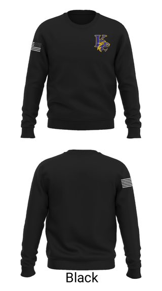 Crew Neck Sweatshirt, Kemper County High School, Spirit Store, Teamtime, Team time, sublimation, custom sports apparel, team uniforms, spirit wear, spiritwear, sports uniforms, custom shirts, team store, custom team store, fundraiser sports, apparel fundraiser