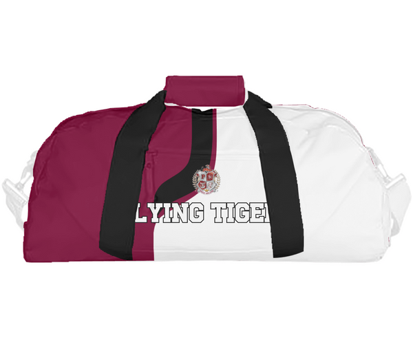 Duffle Bag, FLYING TIGERS, Cycling, Teamtime, Team time, sublimation, custom sports apparel, team uniforms, spirit wear, spiritwear, sports uniforms, custom shirts, team store, custom team store, fundraiser sports, apparel fundraiser