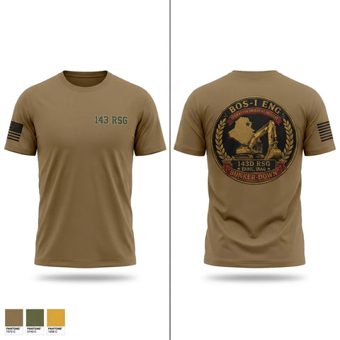 Old School Cotton Feel Shirt, 143rd RSG, National Guard, Teamtime, Team time, sublimation, custom sports apparel, team uniforms, spirit wear, spiritwear, sports uniforms, custom shirts, team store, custom team store, fundraiser sports, apparel fundraiser
