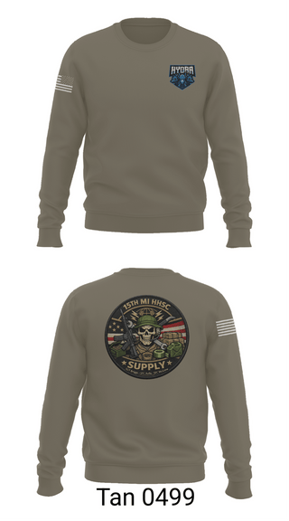 Crew Neck Sweatshirt, 15TH MI, Army, Teamtime, Team time, sublimation, custom sports apparel, team uniforms, spirit wear, spiritwear, sports uniforms, custom shirts, team store, custom team store, fundraiser sports, apparel fundraiser