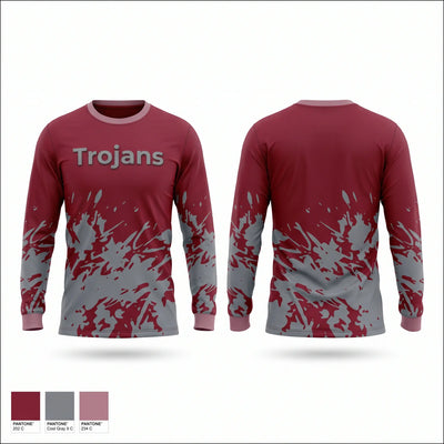Trojans Long Sleeve Performance Shirt 2