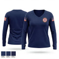 Nestucca Rural Fire Protection District 4541049 Women's Long Sleeve V-neck Shirt - 1