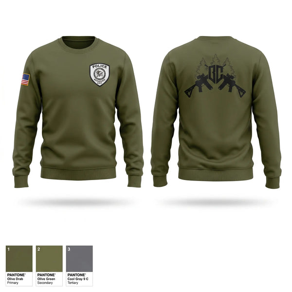 Crew Neck Sweatshirt, Berkshire County SRT, Police, Teamtime, Team time, sublimation, custom sports apparel, team uniforms, spirit wear, spiritwear, sports uniforms, custom shirts, team store, custom team store, fundraiser sports, apparel fundraiser