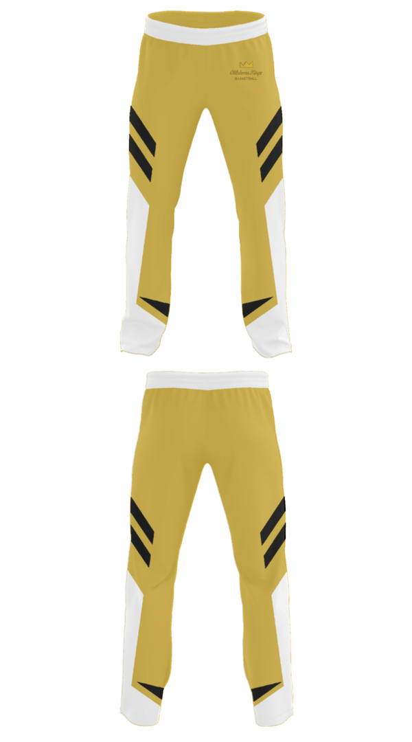 Sweatpants, Oklahoma Kings Basketball, Men's Basketball, Teamtime, Team time, sublimation, custom sports apparel, team uniforms, spirit wear, spiritwear, sports uniforms, custom shirts, team store, custom team store, fundraiser sports, apparel fundraiser