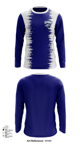 Long Sleeve Performance Shirt, Spanish River High School Football, , Teamtime, Team time, sublimation, custom sports apparel, team uniforms, spirit wear, spiritwear, sports uniforms, custom shirts, team store, custom team store, fundraiser sports, apparel fundraiser