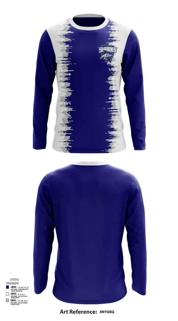 Long Sleeve Performance Shirt, Spanish River High School Football, , Teamtime, Team time, sublimation, custom sports apparel, team uniforms, spirit wear, spiritwear, sports uniforms, custom shirts, team store, custom team store, fundraiser sports, apparel fundraiser