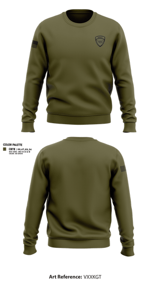 Crew Neck Sweatshirt, OC SRT, Police, Teamtime, Team time, sublimation, custom sports apparel, team uniforms, spirit wear, spiritwear, sports uniforms, custom shirts, team store, custom team store, fundraiser sports, apparel fundraiser