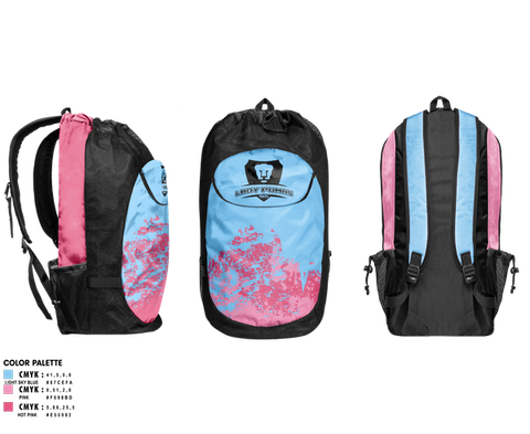 Gear Bag, Lady Pumas, Women's Soccer, Teamtime, Team time, sublimation, custom sports apparel, team uniforms, spirit wear, spiritwear, sports uniforms, custom shirts, team store, custom team store, fundraiser sports, apparel fundraiser