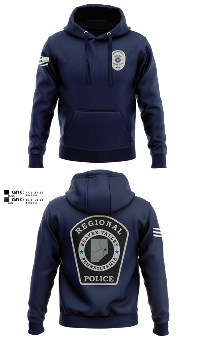 Beaver Valley Regional Police Department  Hoodie - 2