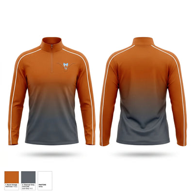 Central Pa Longhorns Quarter Zip Jacket - 1