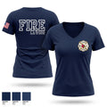 Lawson Fire Women's Short Sleeve V-neck Shirt - 1