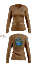 C. Co. 1-120 3rd PLT 45093176 Women's Long Sleeve V-neck Shirt - 21