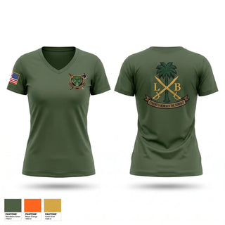 Womens Short Sleeve Vneck Shirt, Lowcountry Leadership Battalion, Army, Teamtime, Team time, sublimation, custom sports apparel, team uniforms, spirit wear, spiritwear, sports uniforms, custom shirts, team store, custom team store, fundraiser sports, apparel fundraiser