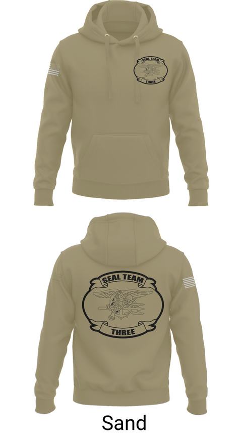 Hoodie, SEAL team 3, Navy, Teamtime, Team time, sublimation, custom sports apparel, team uniforms, spirit wear, spiritwear, sports uniforms, custom shirts, team store, custom team store, fundraiser sports, apparel fundraiser