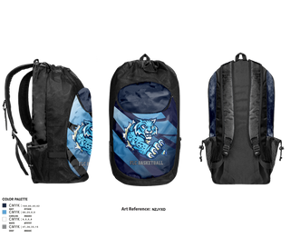 Gear Bag, Franklin Learning Center Basketball, Women's Basketball, Teamtime, Team time, sublimation, custom sports apparel, team uniforms, spirit wear, spiritwear, sports uniforms, custom shirts, team store, custom team store, fundraiser sports, apparel fundraiser