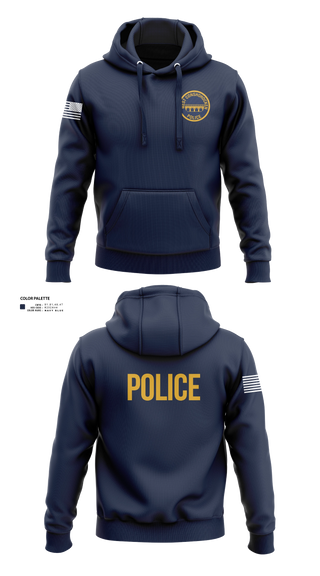 Hoodie, West Conshohocken Police Department, Police, Teamtime, Team time, sublimation, custom sports apparel, team uniforms, spirit wear, spiritwear, sports uniforms, custom shirts, team store, custom team store, fundraiser sports, apparel fundraiser