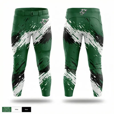 Ridley Green Raiders Girls Flag Football 540718 Integrated Football Pants - 1