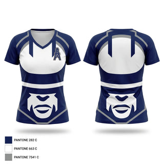 Womens Short Sleeve Vneck Shirt, Bakersfield High School, Cross Country, Teamtime, Team time, sublimation, custom sports apparel, team uniforms, spirit wear, spiritwear, sports uniforms, custom shirts, team store, custom team store, fundraiser sports, apparel fundraiser