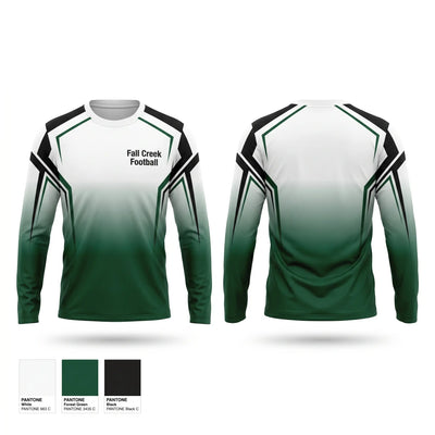 Fall Creek Football Long Sleeve Performance Shirt 2
