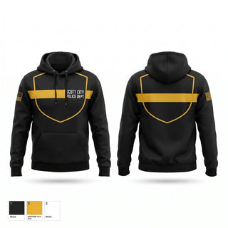 Hoodie, SCOTT CITY POLICE DEPT., Police, Teamtime, Team time, sublimation, custom sports apparel, team uniforms, spirit wear, spiritwear, sports uniforms, custom shirts, team store, custom team store, fundraiser sports, apparel fundraiser