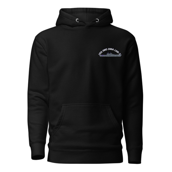 USS IWO JIMA LHD7 FRG Unisex Premium Hoodie | Cotton Heritage M2580