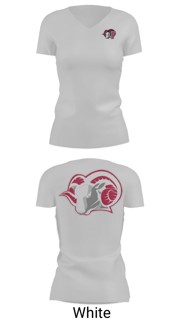 Women's Short Sleeve Vneck Shirt, Franklinton High School Swimming, Swimming, Teamtime, Team time, sublimation, custom sports apparel, team uniforms, spirit wear, spiritwear, sports uniforms, custom shirts, team store, custom team store, fundraiser sports, apparel fundraiser