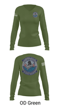 USS GEORGE WASHINGTON CVN-73 87107086 Women's Long Sleeve V-neck Shirt - 31